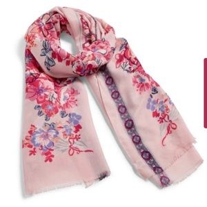 2/$20! Pretty Posies Pink Vera Bradley Scarf